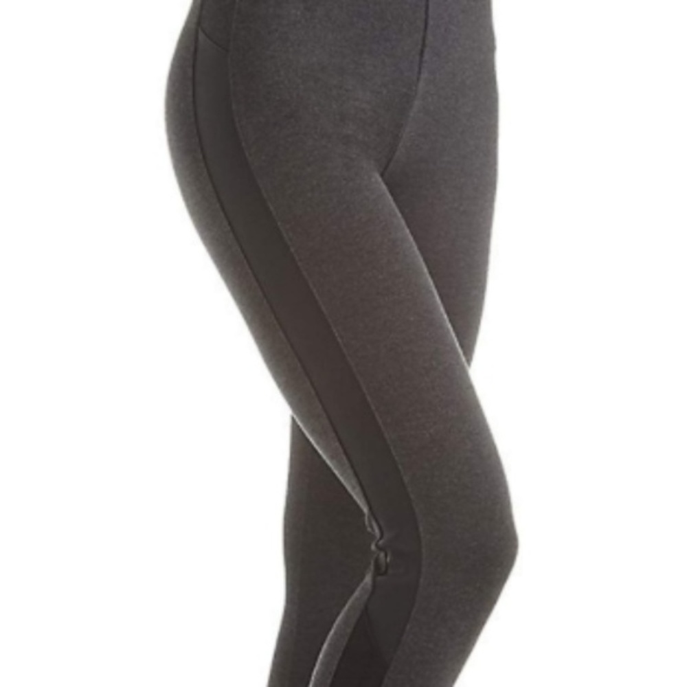 Lysse Kiara Leggings Vegan Leather Charcoal Black